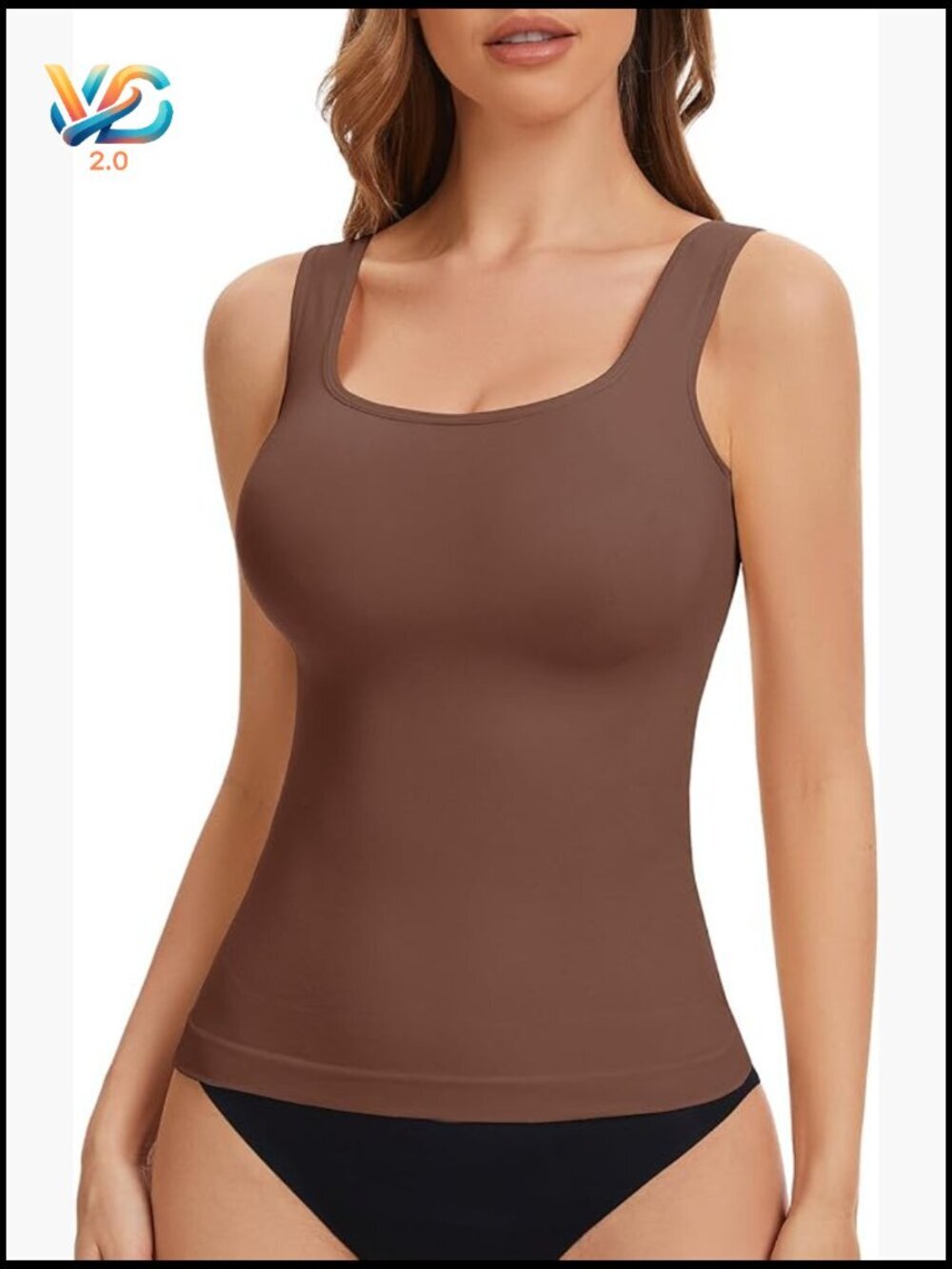 Seamless Shapewear Tank Top Tummy Control Compression Camisole X-Large